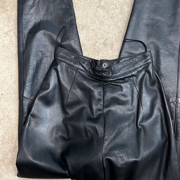 Black Leather Pants from Nordstrom - Picture 4 of 7